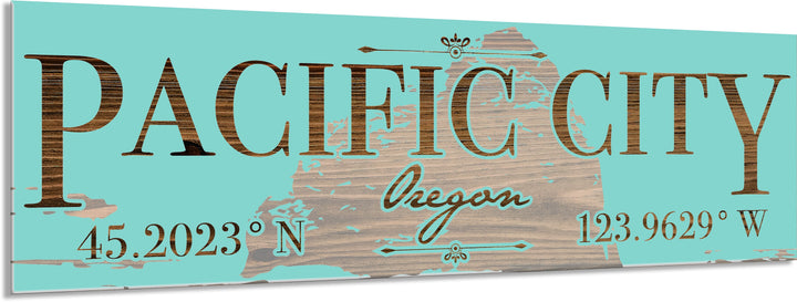 FP0879 - Pacific City, OR Engraved Stick (Standard)