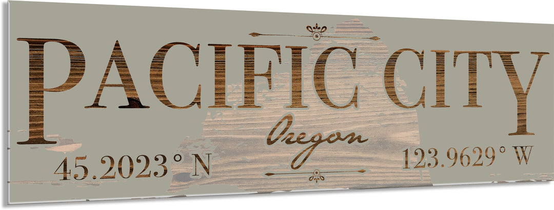 FP0879 - Pacific City, OR Engraved Stick (Standard)