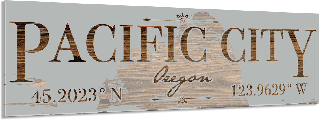 FP0879 - Pacific City, OR Engraved Stick (Standard)