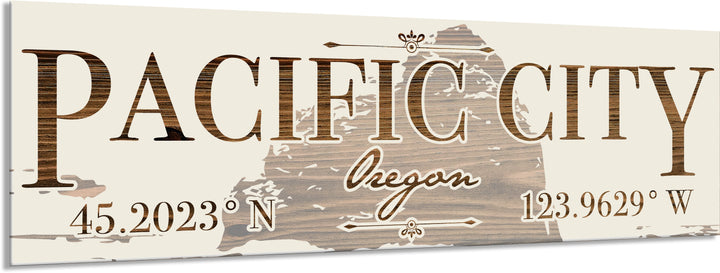 FP0879 - Pacific City, OR Engraved Stick (Standard)
