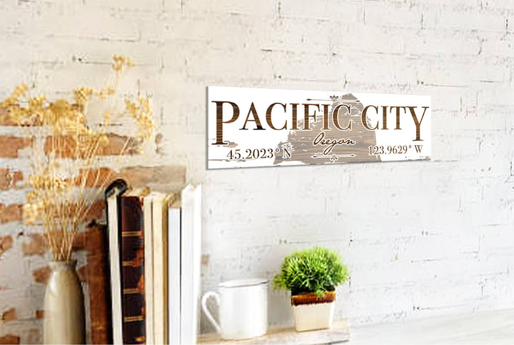 FP0879 - Pacific City, OR Engraved Stick (Standard)