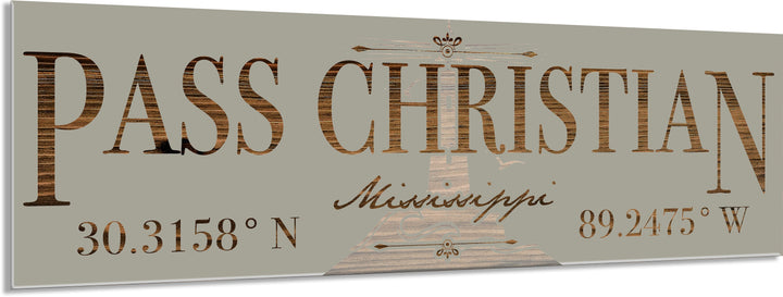 FP0874 - Pass Christian, MS Engraved Stick (Standard)