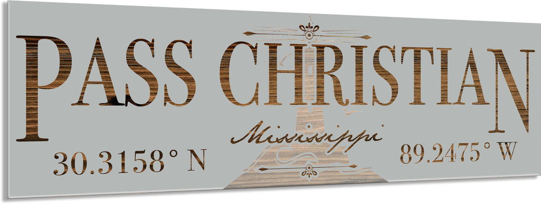FP0874 - Pass Christian, MS Engraved Stick (Standard)