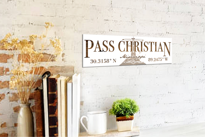 FP0874 - Pass Christian, MS Engraved Stick (Standard)