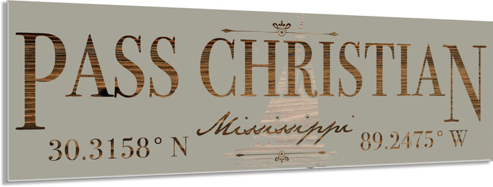 FP1234 - Pass Christian, MS Engraved Stick (Standard)