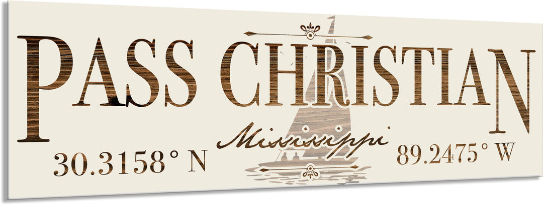 FP1234 - Pass Christian, MS Engraved Stick (Standard)