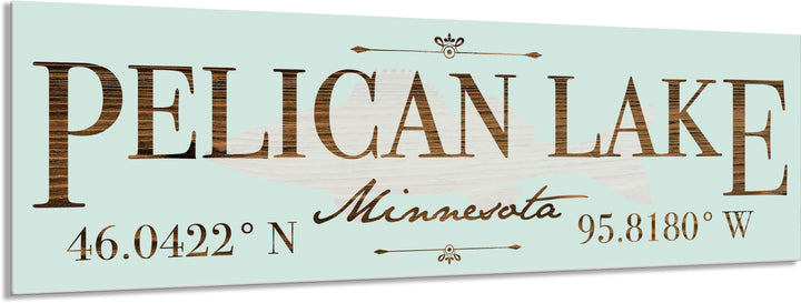FP1412 - Pelican Lake, IN Engraved Stick (Standard)
