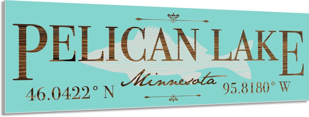 FP1412 - Pelican Lake, IN Engraved Stick (Standard)