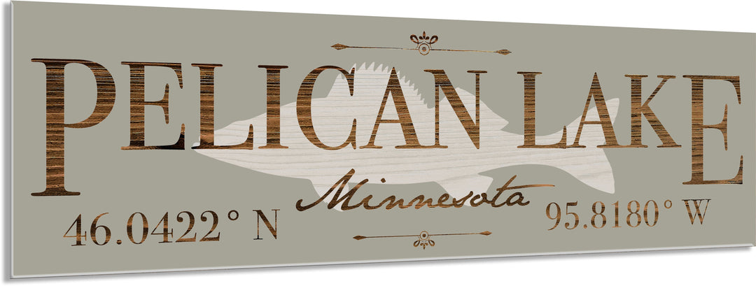 FP1412 - Pelican Lake, IN Engraved Stick (Standard)