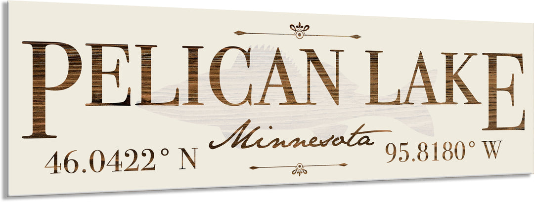 FP1412 - Pelican Lake, IN Engraved Stick (Standard)