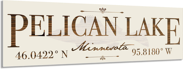 FP1412 - Pelican Lake, IN Engraved Stick (Standard)