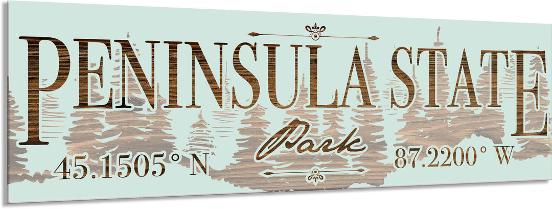 FP0151 - Peninsula State Park, WI Engraved Stick (Bronze)