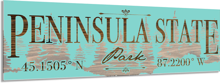 FP0151 - Peninsula State Park, WI Engraved Stick (Bronze)