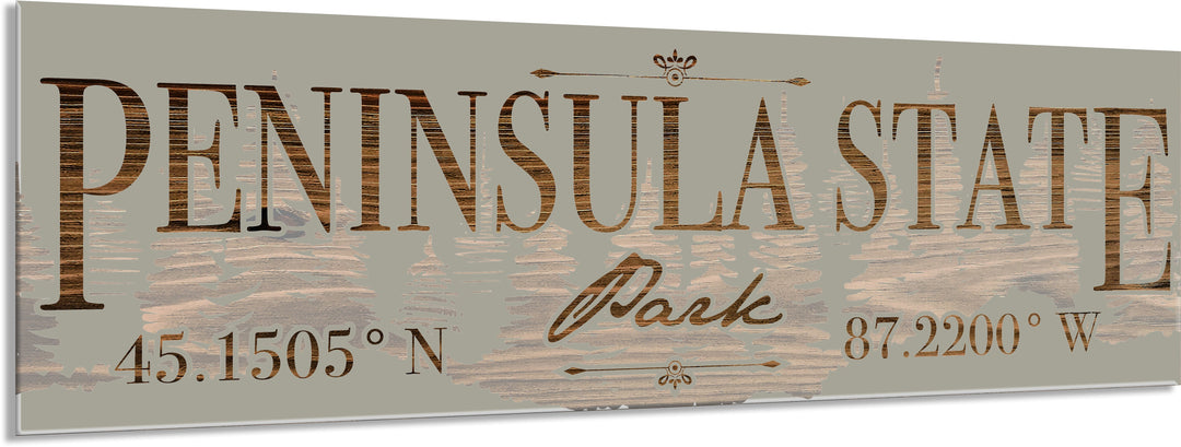 FP0151 - Peninsula State Park, WI Engraved Stick (Bronze)