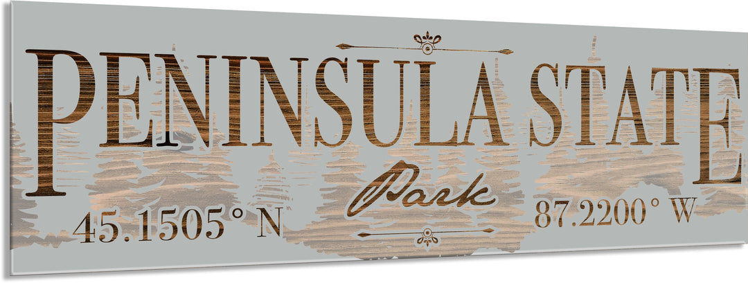 FP0151 - Peninsula State Park, WI Engraved Stick (Bronze)