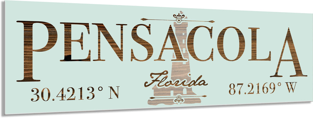 FP1124 - Pensacola, FL Engraved Stick (Standard)