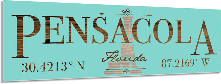 FP1124 - Pensacola, FL Engraved Stick (Standard)