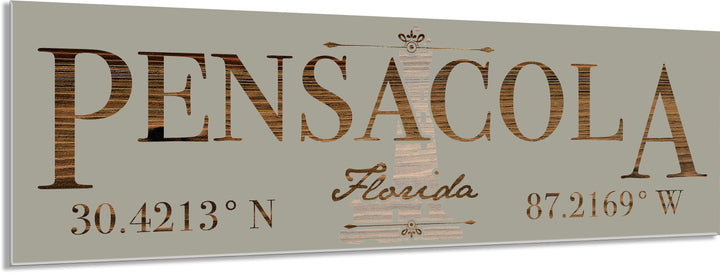 FP1124 - Pensacola, FL Engraved Stick (Standard)