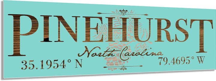 FP1371 - Pinehurst, Pinecone NC Engraved Stick (Standard)