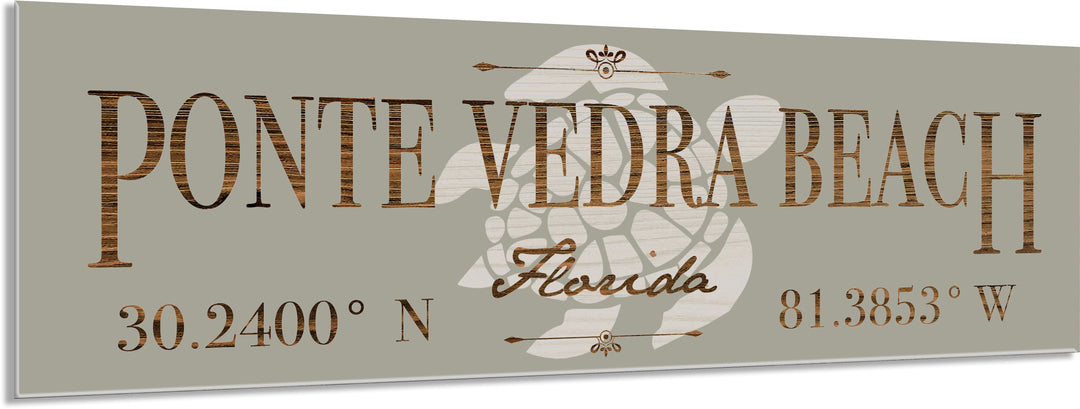 FP1717 - Ponte Vedra Beach, FL Engraved Stick (Silver)