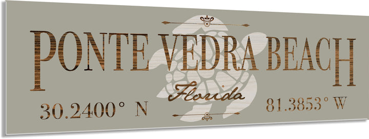 FP1717 - Ponte Vedra Beach, FL Engraved Stick (Silver)