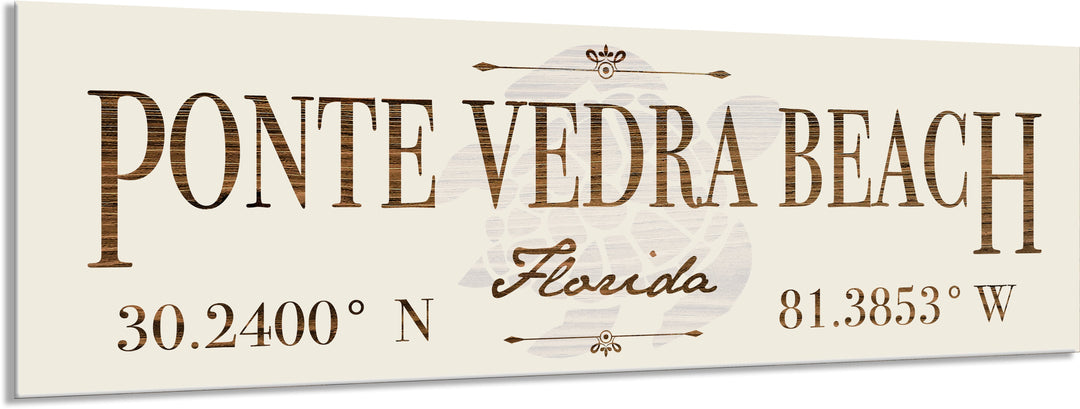 FP1717 - Ponte Vedra Beach, FL Engraved Stick (Silver)