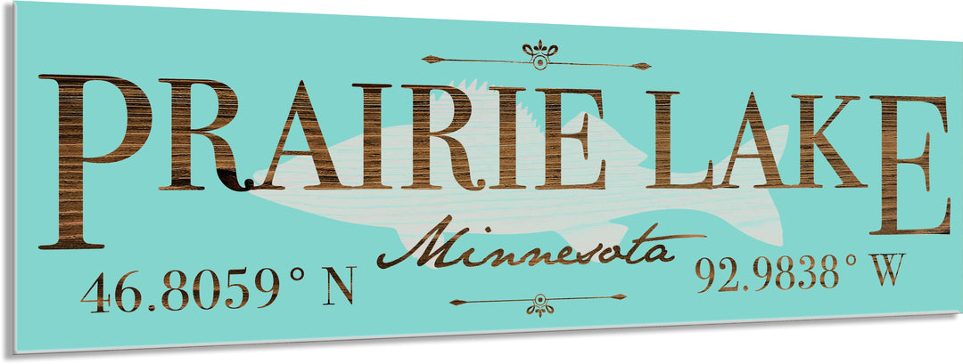 FP1412 - Prairie Lake, IN Engraved Stick (Standard)