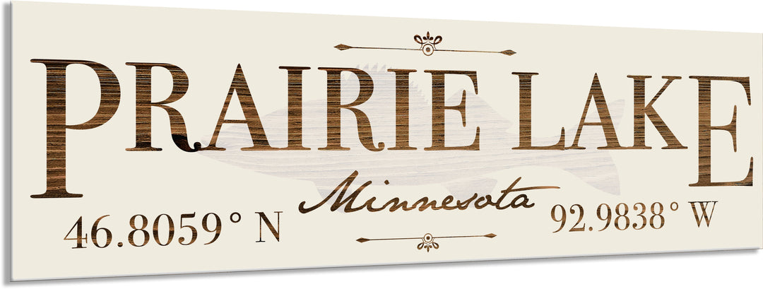 FP1412 - Prairie Lake, IN Engraved Stick (Standard)