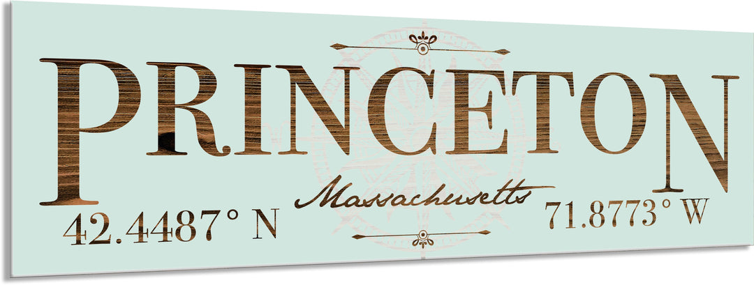 FP1039 - Princeton, MA Engraved Stick (Standard)