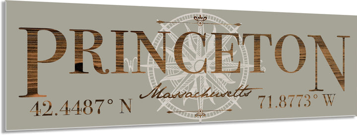 FP1039 - Princeton, MA Engraved Stick (Standard)