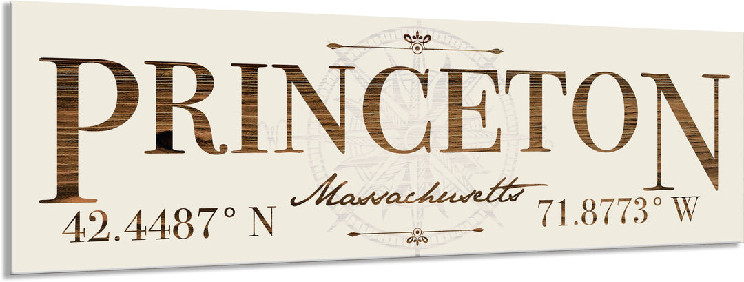 FP1039 - Princeton, MA Engraved Stick (Standard)