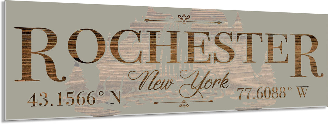 FP1496 - Rochester, NY Engraved Stick (Standard)