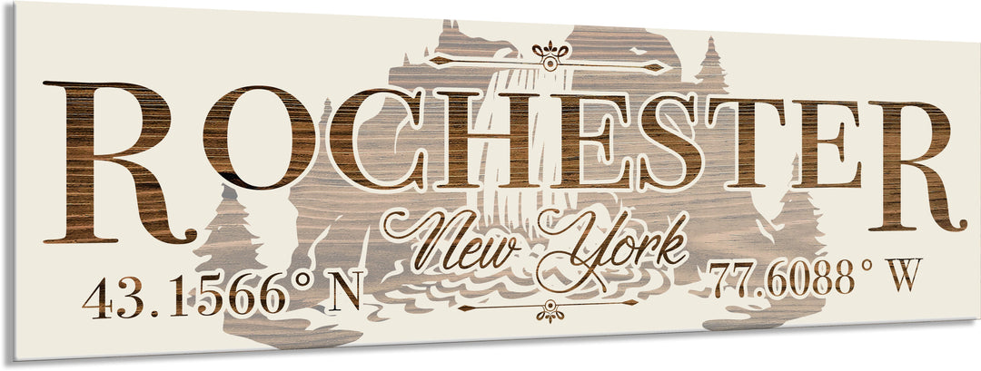 FP1496 - Rochester, NY Engraved Stick (Standard)