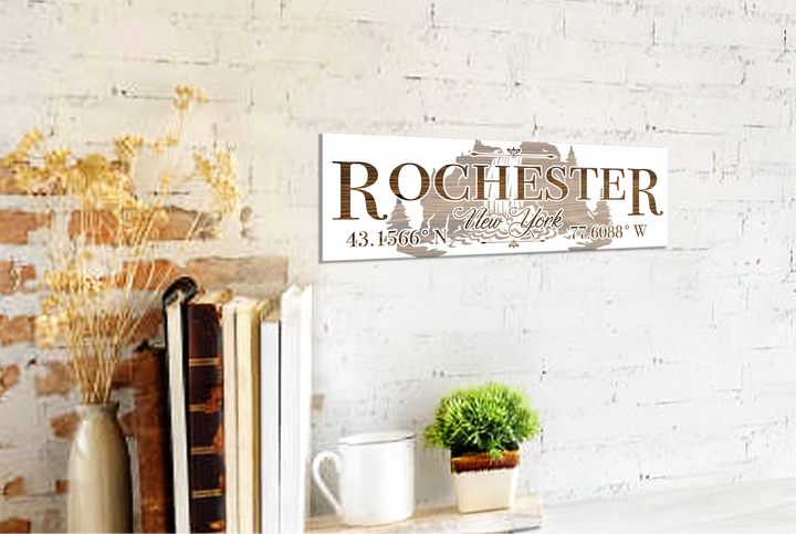 FP1496 - Rochester, NY Engraved Stick (Standard)