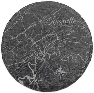 Knoxville, Tennessee Round Slate Coaster