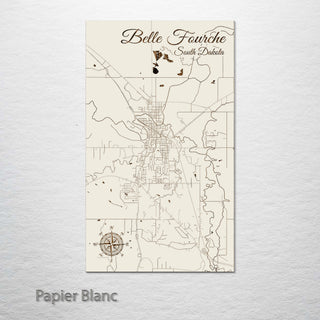 Belle Fourche, South Dakota Street Map