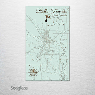 Belle Fourche, South Dakota Street Map