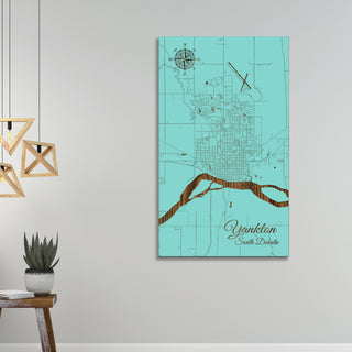 Yankton, South Dakota Street Map