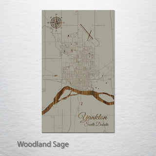 Yankton, South Dakota Street Map