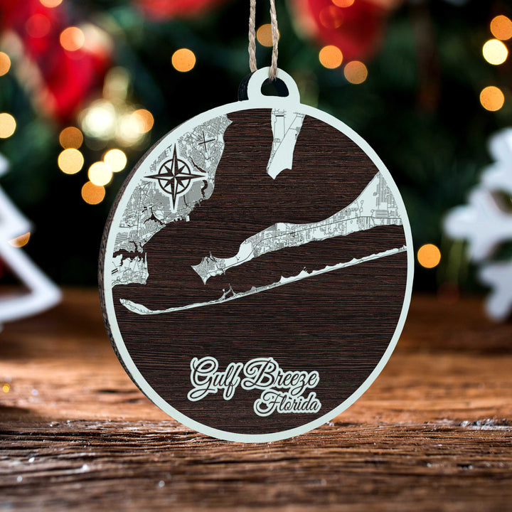 FP1153 - Gulf Breeze Engraved Ornament (Standard)