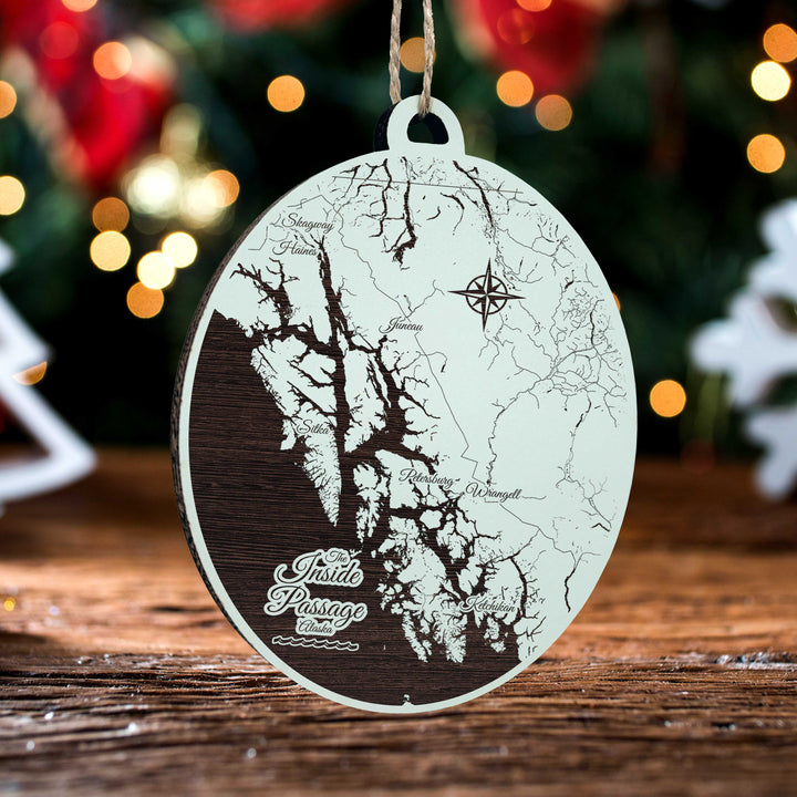 FP0706 - Inside Passage, AK Engraved Ornament (Bronze)