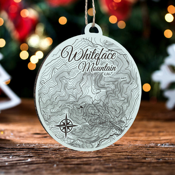 FP1112 - Whiteface Mtn, NY Engraved Ornament (Silver)