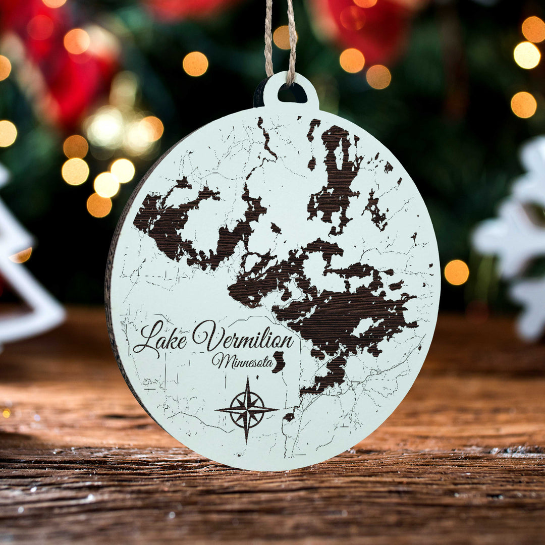 FP0932 -Lake Vermilion, MN Engraved Ornament (Standard)