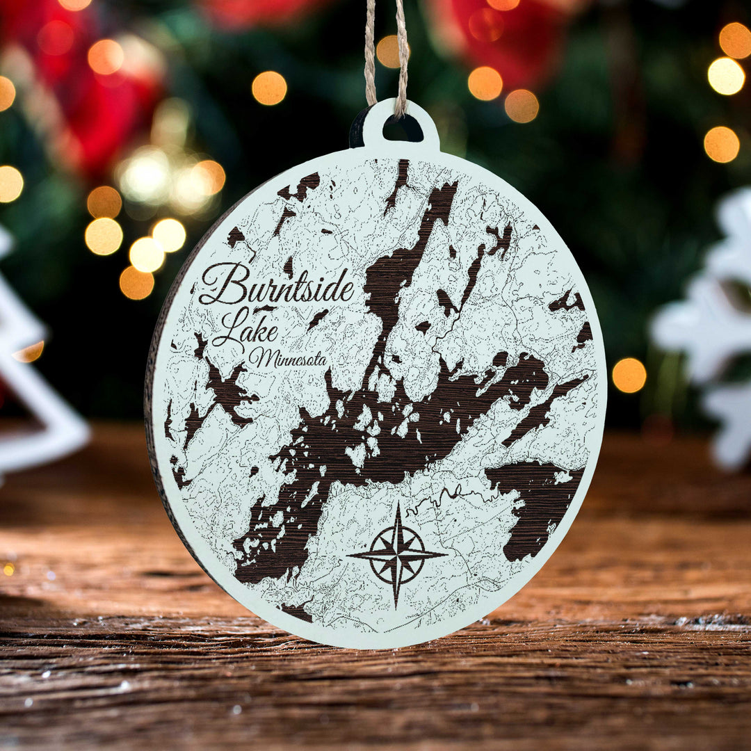 FP0932 - Burntside Lake, MN Engraved Ornament (Standard)