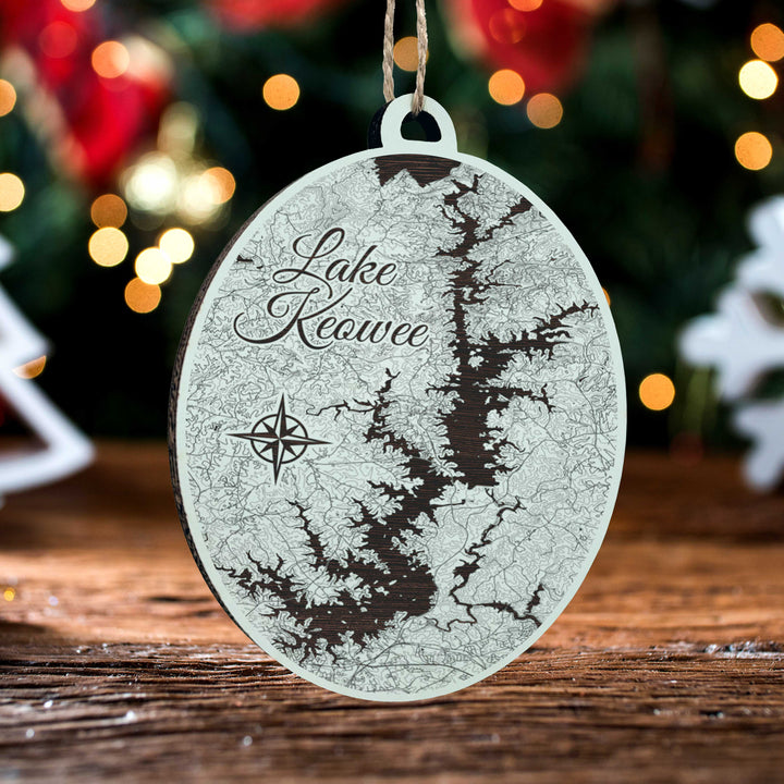 FP1023 - Lake Keowee, SC Engraved Ornament (Standard)