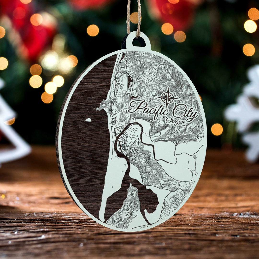 FP0879 - Pacific City, OR Engraved Ornament (Standard)