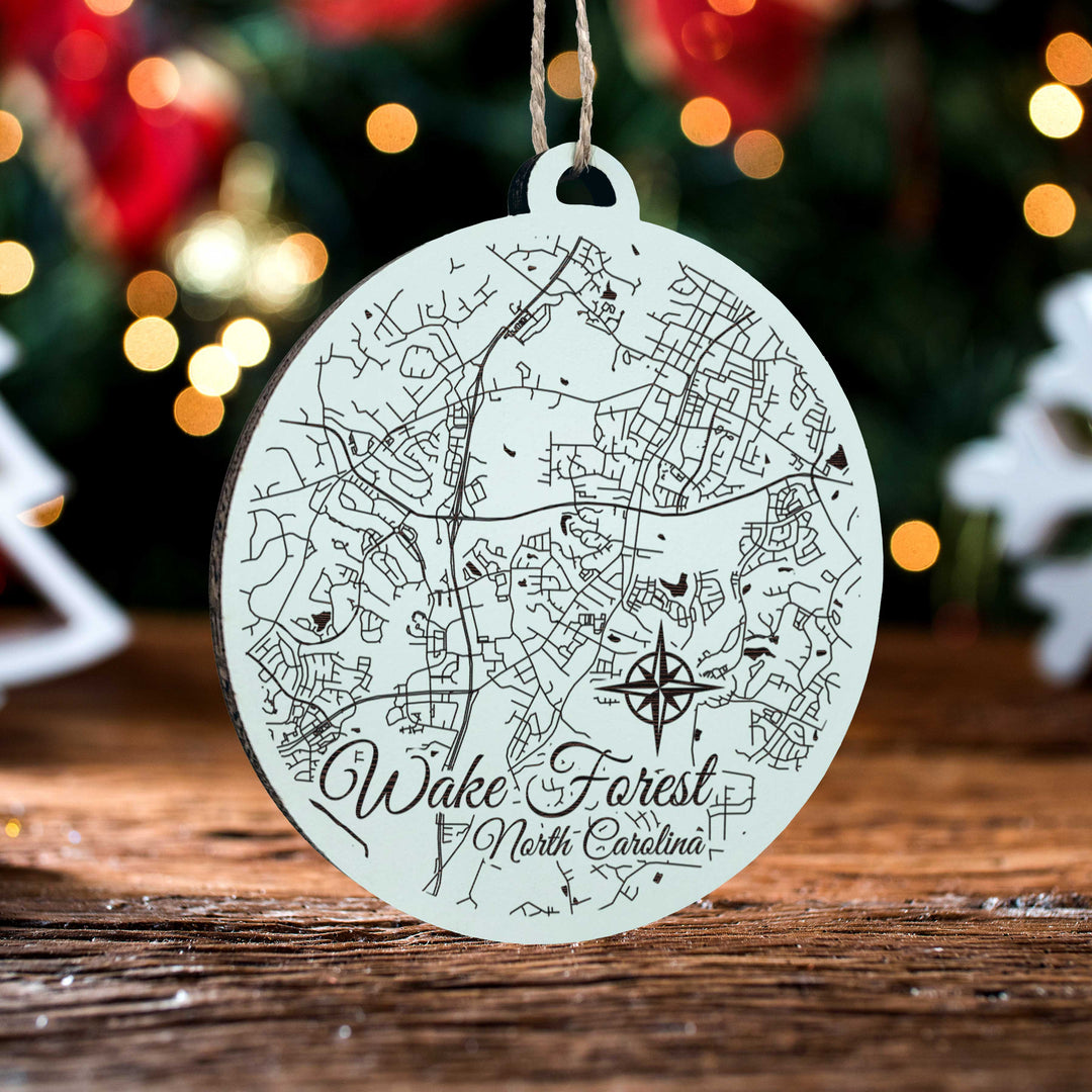 FP0849 - Wake Forest, NC Engraved Ornament (Standard)
