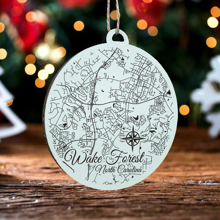 FP0849 - Wake Forest, NC Engraved Ornament (Standard)