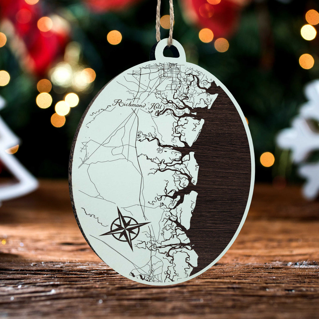 FP0488 - Richmond Hill, GA Engraved Ornament (Bronze)