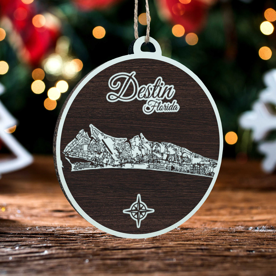 FP0772 - Destin, FL Engraved Ornament (Standard)